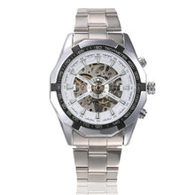 Load image into Gallery viewer, Fashion Forsining Brand Silver Stainless Steel Watch