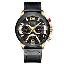 Load image into Gallery viewer, CURREN Luxury Brand Men Analog Leather Sports Watch
