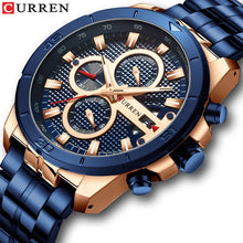 Load image into Gallery viewer, CURREN Gold Watch For Men